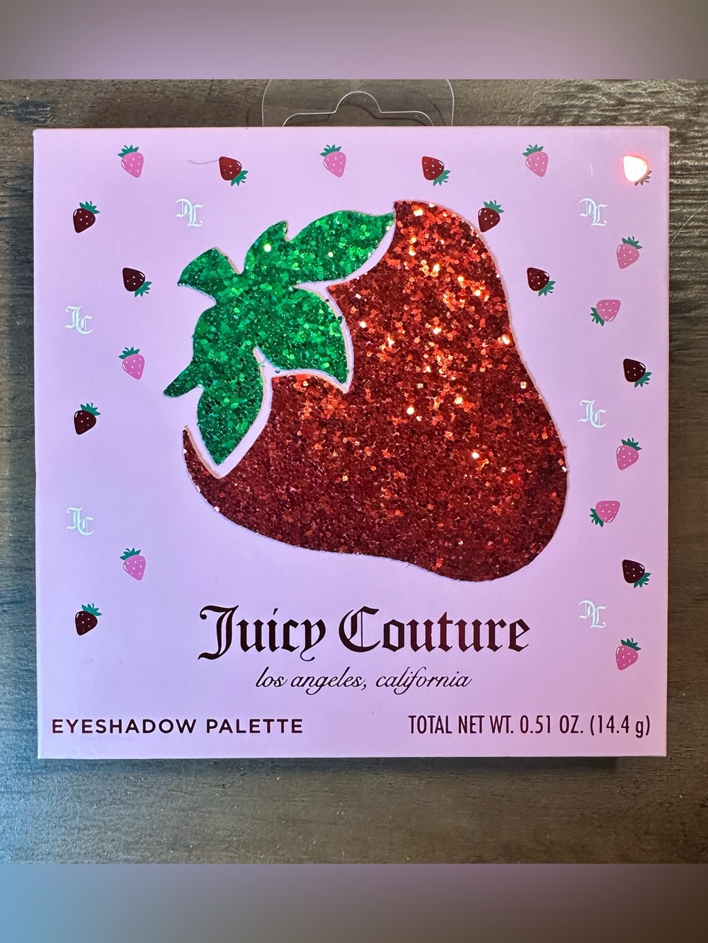 Juicy Couture Strawberry Eyeshadow Palette With Mirror - 12 Colors NEW